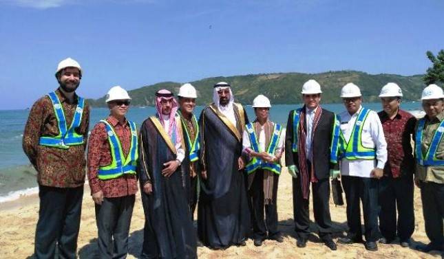 Menteri Rini Lakukan Groundbreaking Pembangunan Resort The Mandalika