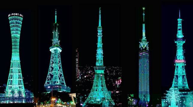 Peluncuran Album Baru, Lima Tower di Jepang Bersinar dengan Warna SHINee