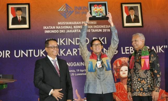 Sandiaga Uno Minta Inkindo Bermitra Dengan Pemprov DKI