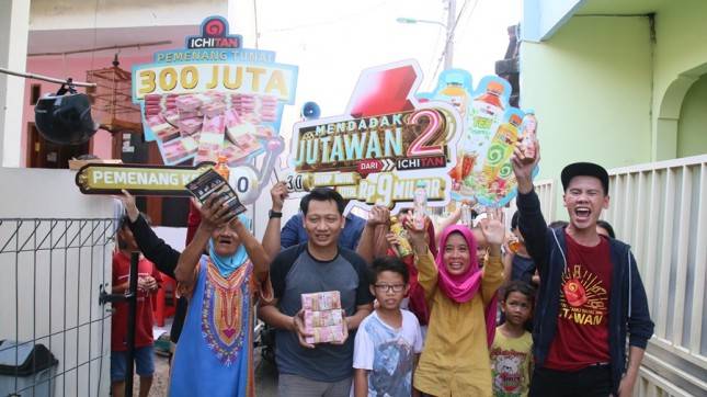 Program Mendadak Jutawan 2 ICHITAN Umumkan Pemenang asal Cirebon