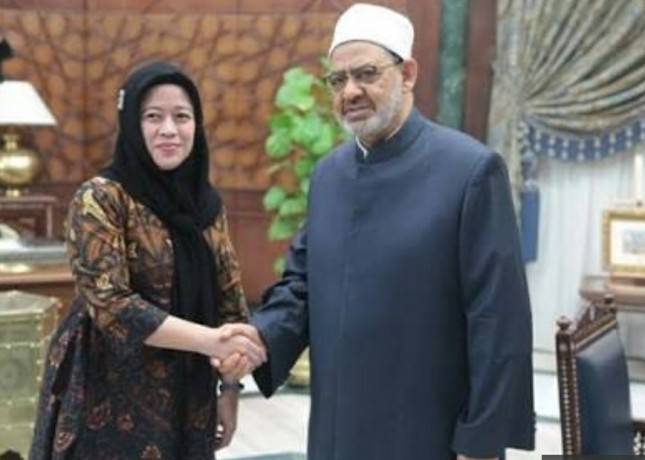 Menko Puan-Syeikh Tayeb Bahas Pengembangan Kurikulum Islam Moderat