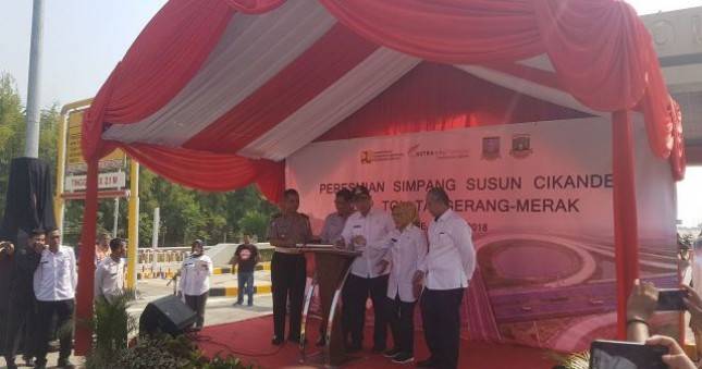 16 Tahun Mangkrak, Akhirnya Simpang Susun Tol Cikande Beroperasi