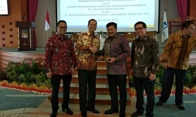 Tingkatkan Efisiensi Transaksi Keuangan, BP Batam Teken MoU Dengan Bank BJB
