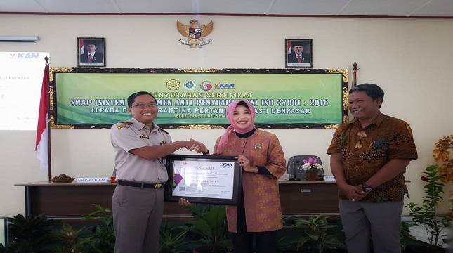  ISO SMAP, Karantina Denpasar Anti Suap