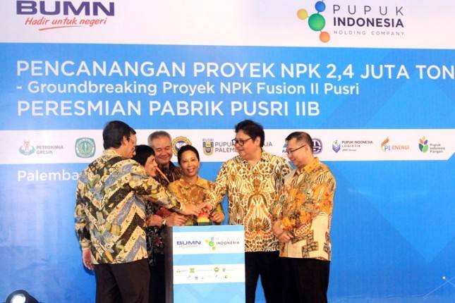 Menperin Apresiasi PT Pupuk Indonesia Bangun Pabrik NPK 2,4 Juta Ton