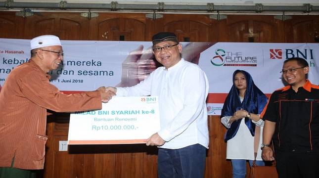 BNI Syariah Berbagi ke Yatim dan Duafa