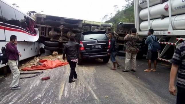 Jumlah Kecelakaan Arus Balik Lebaran Hingga H+7 1.827 Kasus