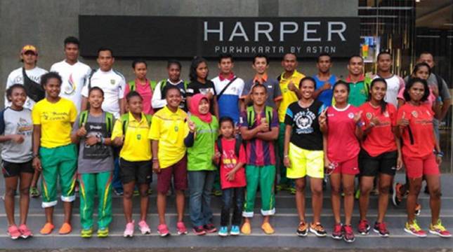 HUT RI Ke 72 Dirayakan Seluruh Staf Hotel Harper Purwakarta