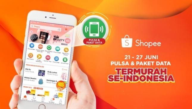 Libur Lebaran, Shopee Hadirkan Fitur Beli Pulsa dan Paket Data Termurah untuk Pengguna