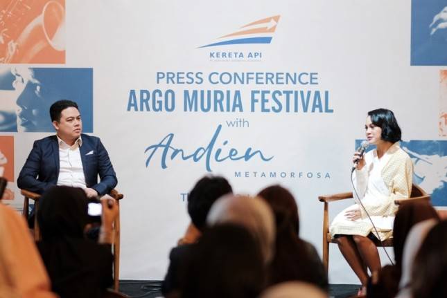 KAI Gandeng Andien dalam Festival Musik Argo Muria
