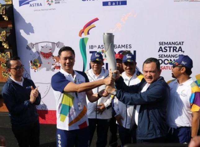 Obor Asian Games 2018 Lewati Banjar Berseri Astra Denpasar