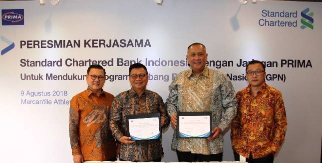 Dukung GPN dan Perluas Konektivitas, Standard Chartered Bergabung di Jaringan PRIMA  