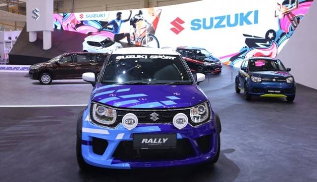 Pikat Pengunjung, Suzuki Hadirkan Ignis Bergaya Rally di GIIAS 2018