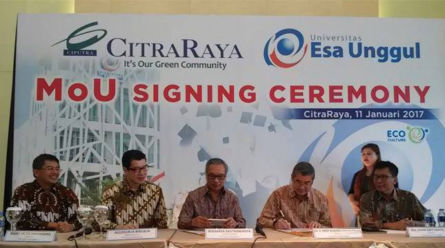 Kampus Baru Esa Unggul Dongkrak Penjualan Lahan Ciputra