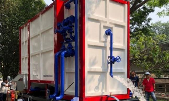 ITB Kirim Alat Instalasi Pengolahan Air Mobile Berkapasitas 18 Ribu Liter/Jam ke Lombok
