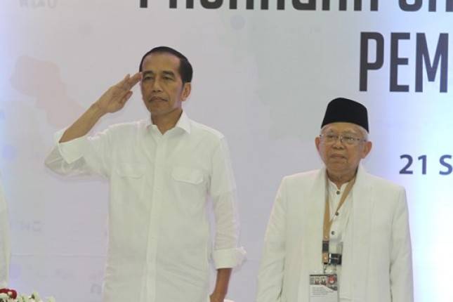 LSI: Elektabilitas Jokowi-Maruf Masih Unggul