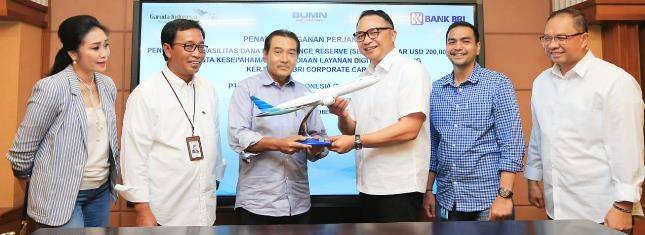 Kerja Sama Strategis Bank BRI dengan Garuda Indonesia Perkuat Rupiah