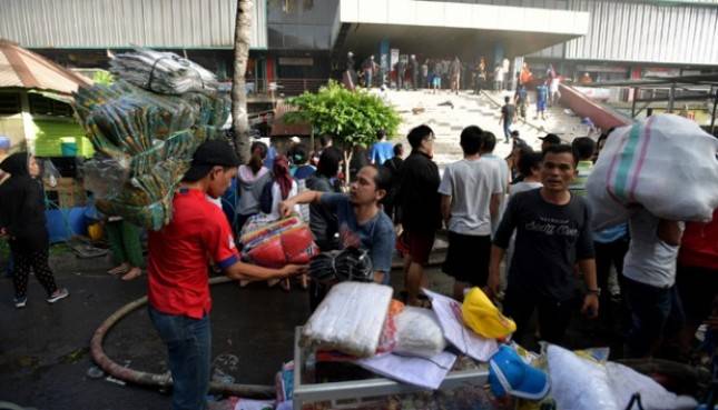 Wow, Kebakaran Pasar Senen Total Kerugian Rp 150 Miliar