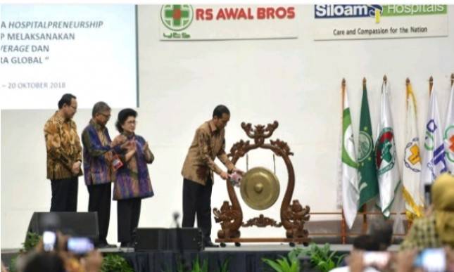 Buka Kongres XIV PERSI, Presiden Jokowi Sebut Klaim untuk Penyakit Mematikan di BPJS Kesehatan Gede Banget