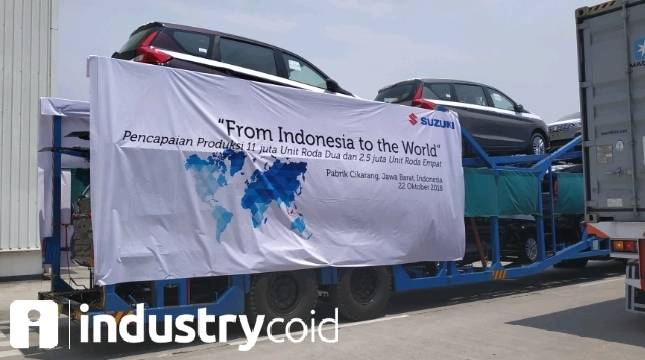Ekspor Suzuki Hingga September 2018 Capai 484.023 unit