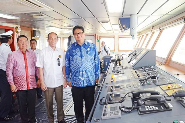 Resmikan Kapal Seapup 3, Wamen ESDM Minta TKDN Ditingkatkan