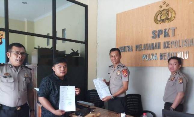 SMSI Bengkulu Dampingi Anggota Lapor ke-Polda