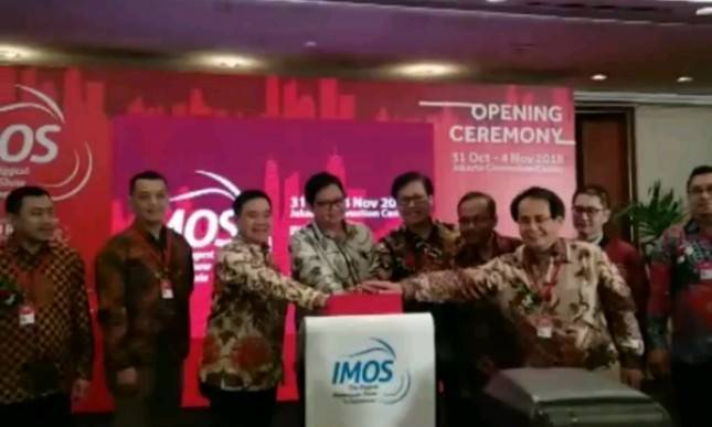 Resmi Buka IMOS 2018, Menperin Airlangga Tantang AISI Kebut Ekspor Hingga 10 Persen