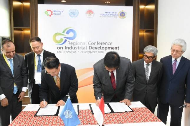Kemenperin - UNIDO Teken Kerja Sama Sektor Industri