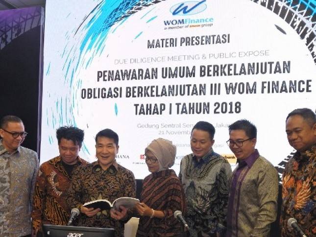 Bunga Obligasi WOM Finance Ditawarkan antara 8,5-10,5% per Tahun