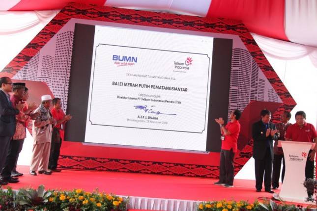 Telkom Resmikan Balei Merah Putih, Grapari Telkom Group dan Modern Broadband City Pematangsiantar