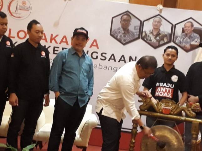 Bicara Regulasi, Menkominfo Buka Rakornas Perkumpulan Gerakan Kebangsaan 