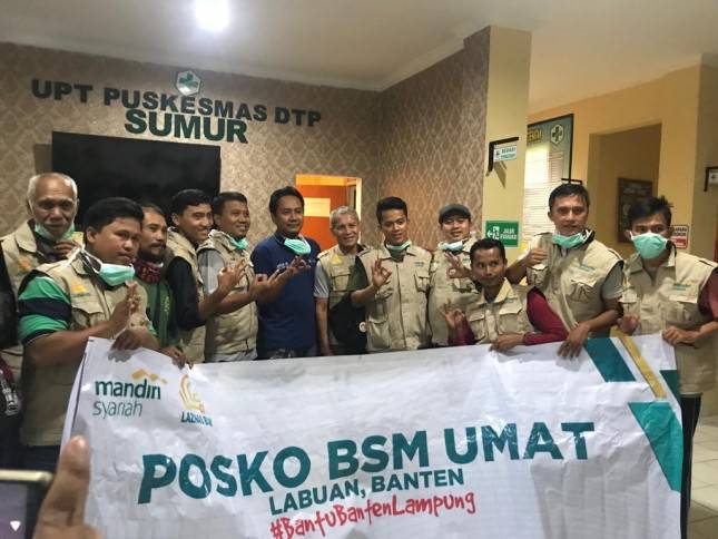 Mandiri Syariah Terjunkan Pasukan Tanggap Bencana dan Buka Posko Peduli Tsunami