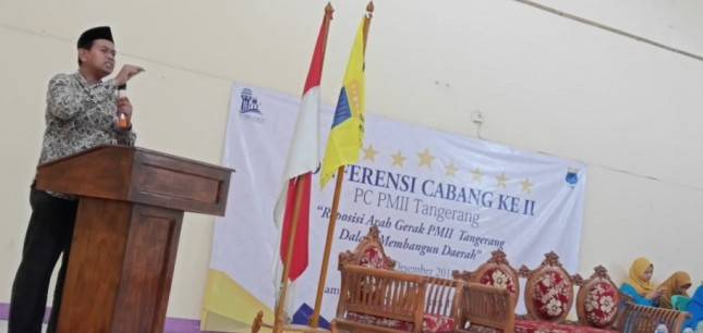 Sekretaris Deputi Pengembangan Pemuda Buka Konfercab PMII Tanggerang