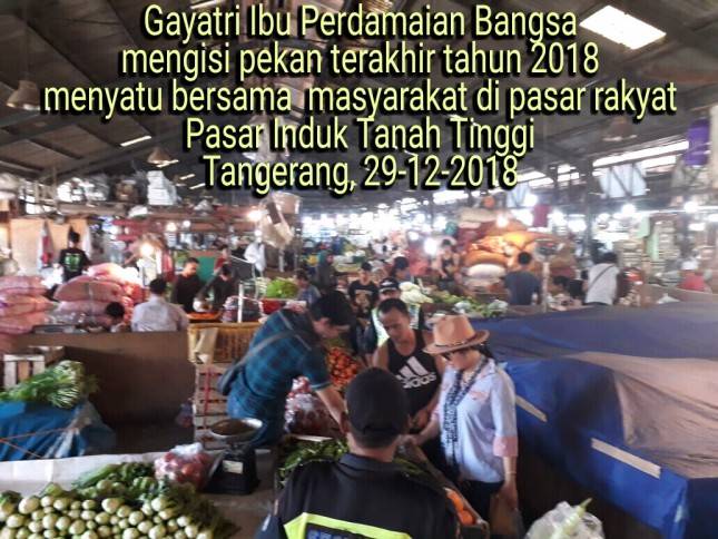 Gayatri Pantau Kembali Pasar Induk Tanggerang