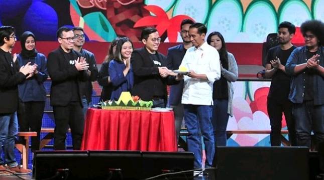 Di HUT ke-9, Ahmad Zaky Sematkan Jokowi Sebagai Bapak Bukalapak