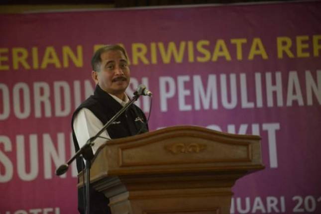 Gelar Rakornas Pemulihan Pariwisata Pasca Tsunami, Menpar Beberkan Jurus Jitu Bangkitkan Pariwisata Banten dan Lampung
