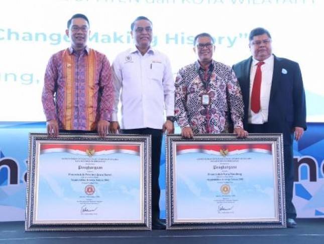 Jabar dan Bandung Pertahankan Rapor Akuntabilitas Predikat A Dari Kemenpan RB
