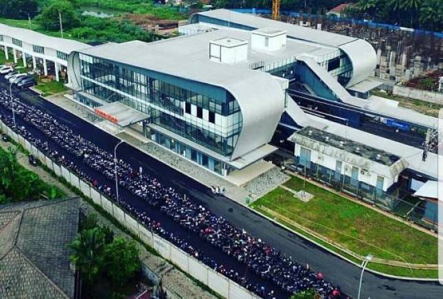 Gedung Baru Stasiun Cisauk Bagian dari Fasilitas BSD City Resmi Beroperasi