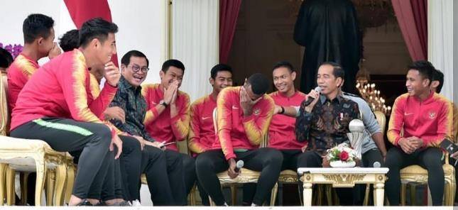 Presiden Jokowi Tambah Bonus Rp200 Juta untuk Punggawa Timnas U-22
