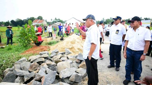 Padat Karya Tunai Irigasi Kementerian PUPR Tahun 2019 di Lampung Jangkau 160 Desa