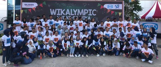 Ratusan Millennials WIKA Meriahkan WIKALympic di Hari Jadi WIKA ke-59