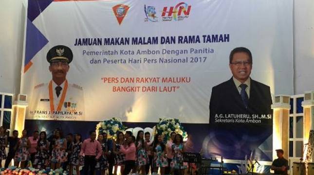 Walikota Ambon Ucapkan Terimakasih Kepada Pers