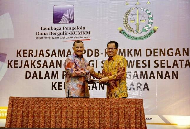 LPDB Gandeng Kejati Sulsel Amankan Penerimaan Negara