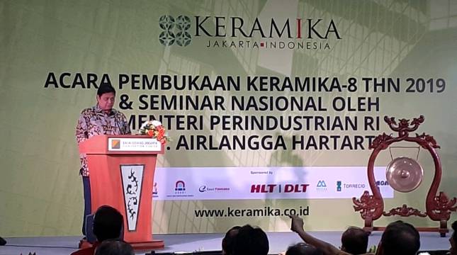 Buka Pameran Keramika 2019, Menperin Minta Industri Keramik Tambah Kapasitas Produksi