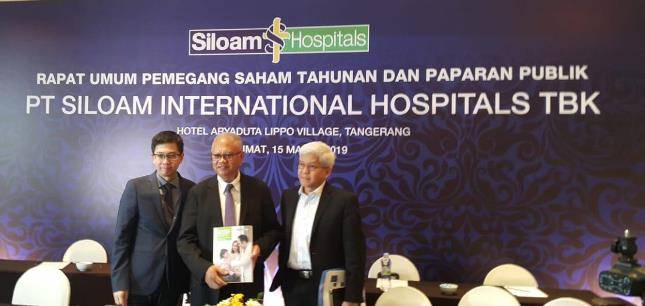 Siloam Hospitals Menutup Tahun Fiskal 2018, Penetapan Direktur dan Komisaris Baru