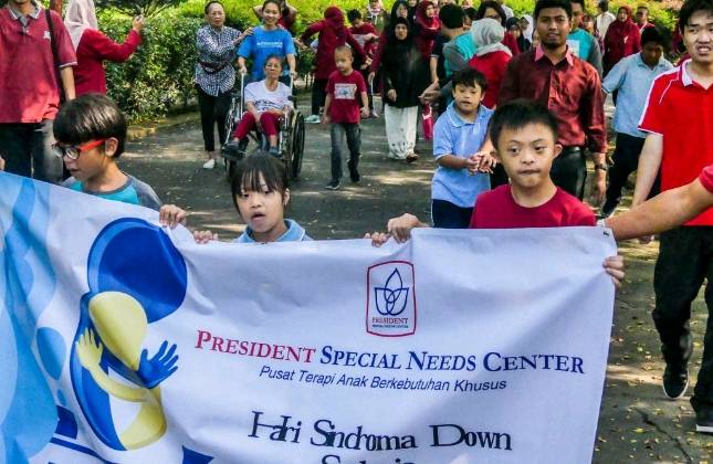 Peringati Hari Down Sydrome Sedunia, Puluhan Anak Hebat Bersuka Ria Bersama di Senior Living D'Khayangan