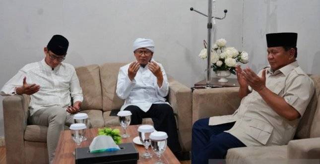 Tiga Pesan Aa Gym Kepada Capres Prabowo-Sandiaga