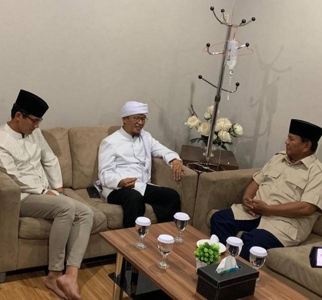 Aa Gym Dukung Prabowo Pimpin Indonesia