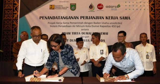 Kota Dumai Bakal Punya Sistim Penyedian Air Minum Kapasitas 450 LPD