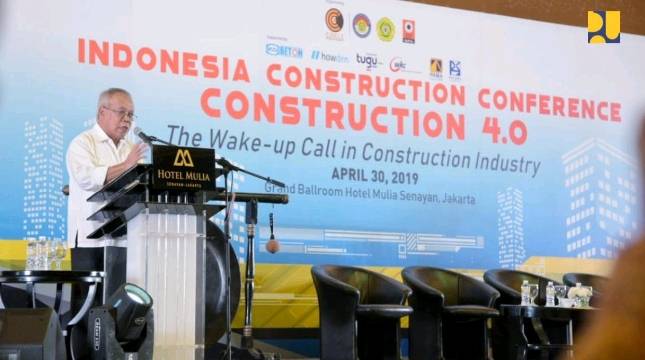 Kementerian PUPR Dorong Jasa Konstruksi Indonesia Gunakan Teknologi Konstruksi Berbasis Industri 4.0